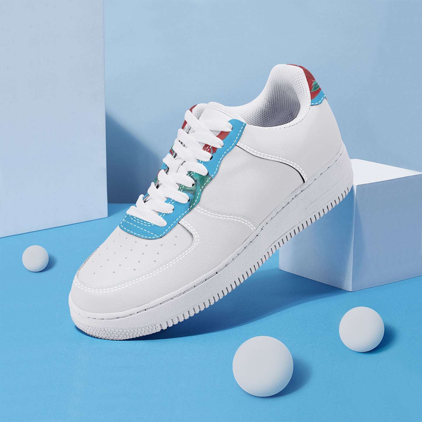 Splash of Flowers Low Top Unisex Sneaker