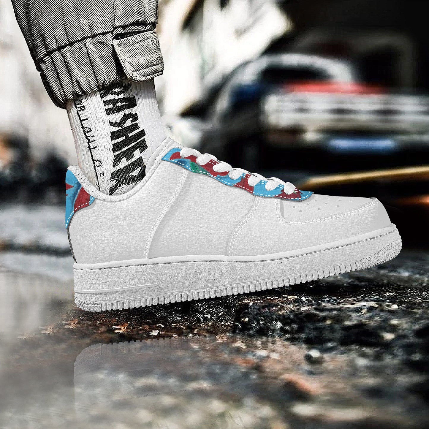 Splash of Flowers Low Top Unisex Sneaker