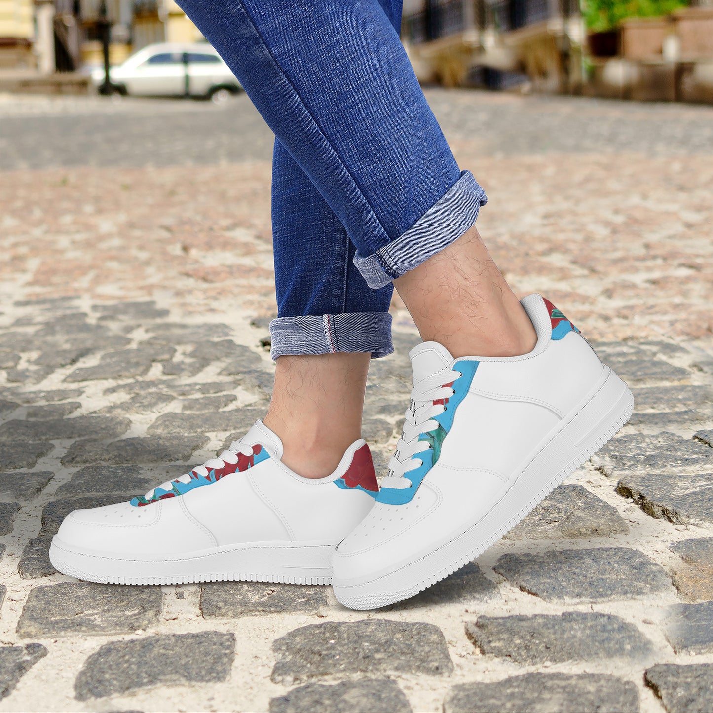 Splash of Flowers Low Top Unisex Sneaker