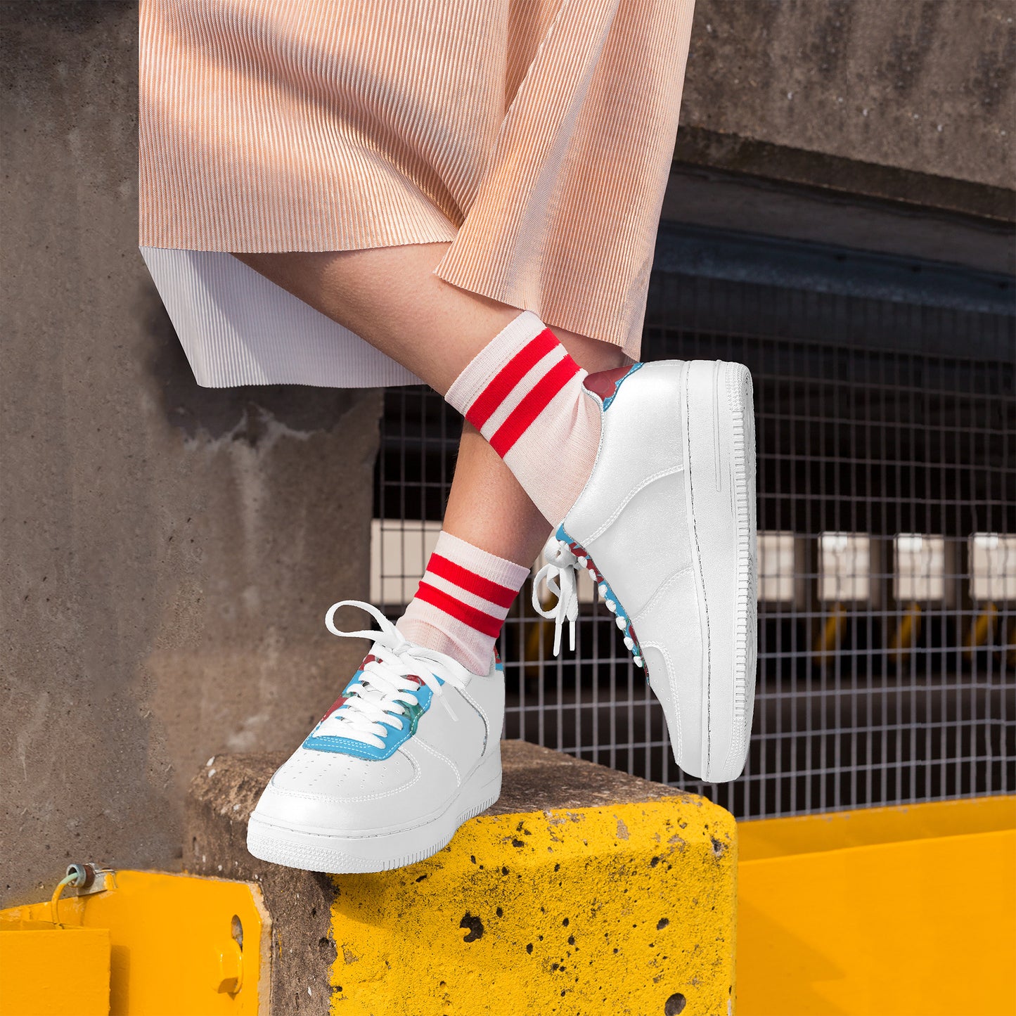 Splash of Flowers Low Top Unisex Sneaker