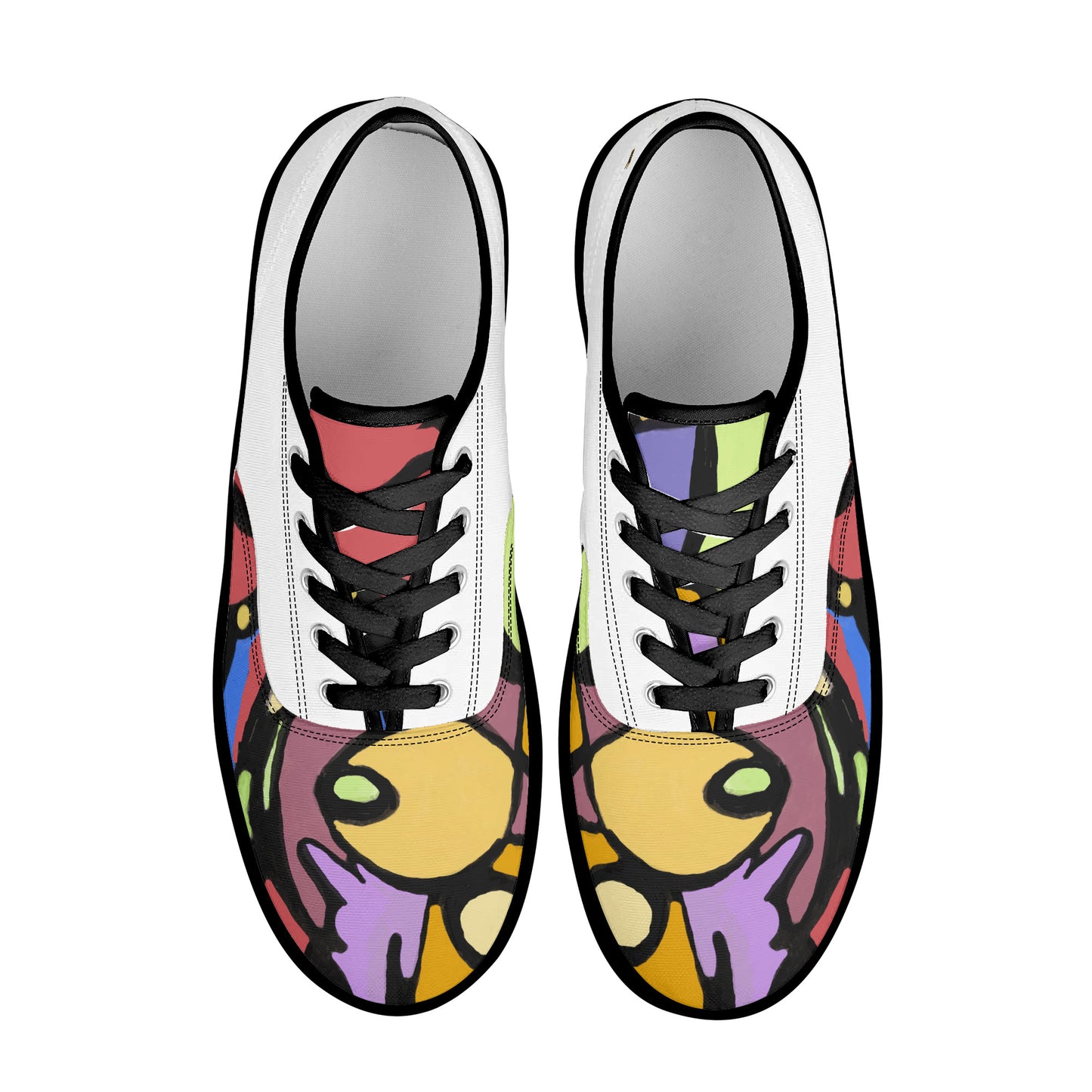 Original & Outstanding Stylin’ Skate Shoes With Customized Tongue - Black