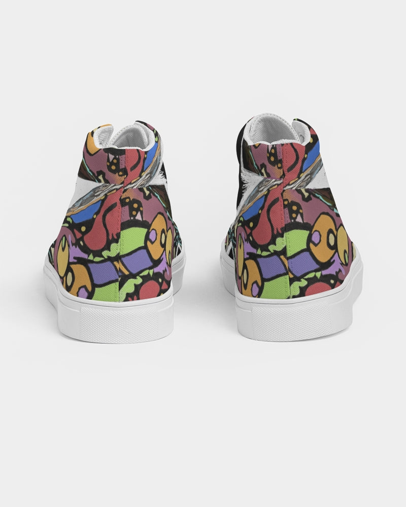LJD Flying High Men's Hightop Canvas Shoes