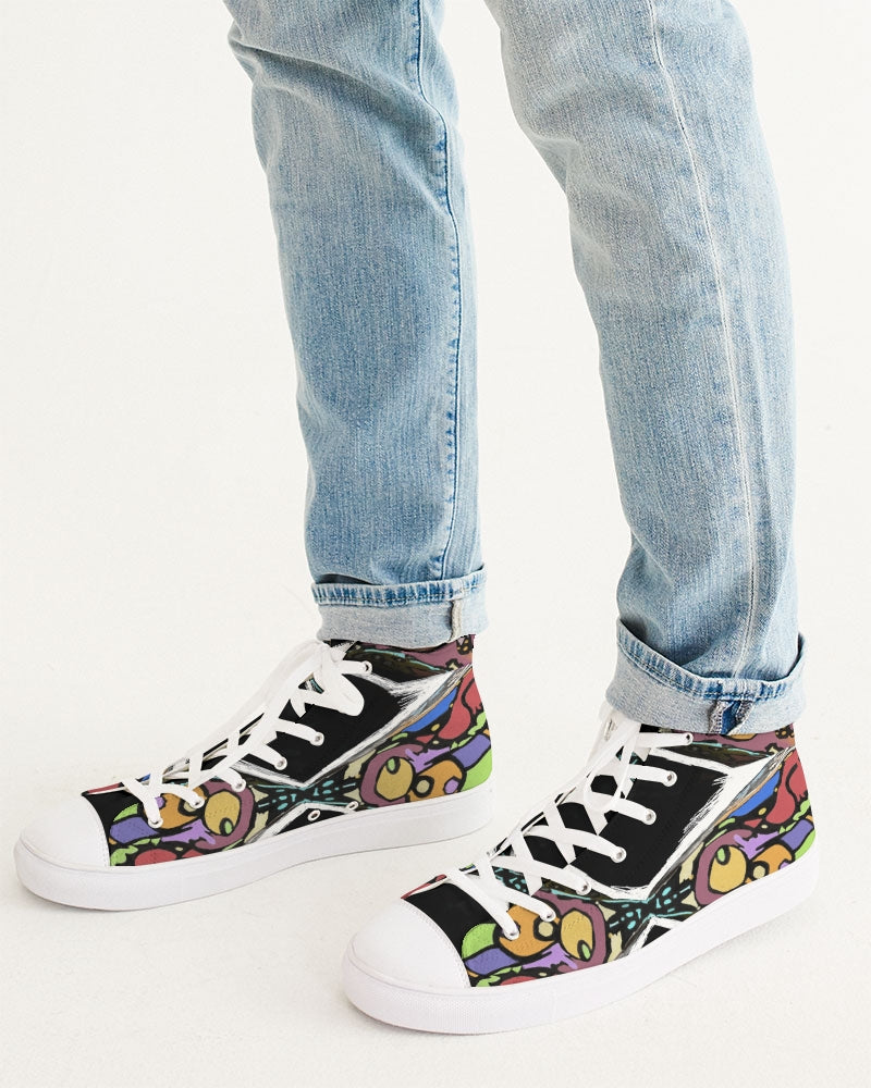 LJD Flying High Men's Hightop Canvas Shoes