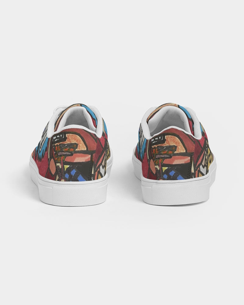 Luke Johnson Designs Women's Faux-Leather Sneaker