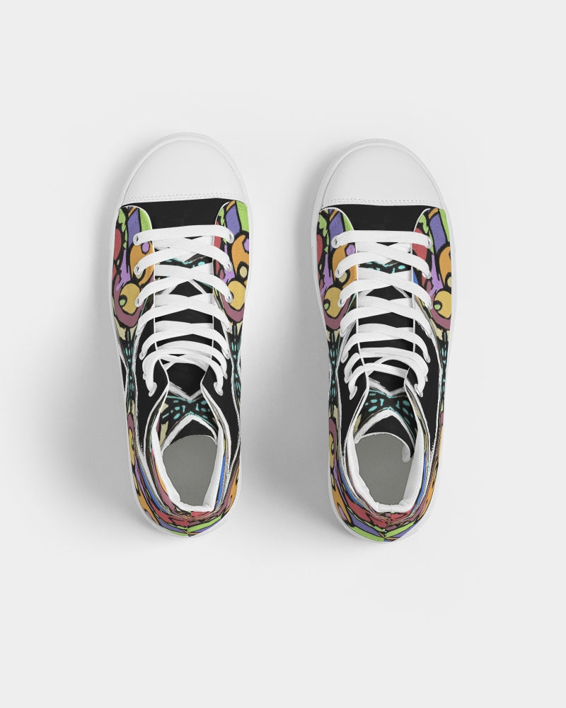 LJD Flying High Men's Hightop Canvas Shoes