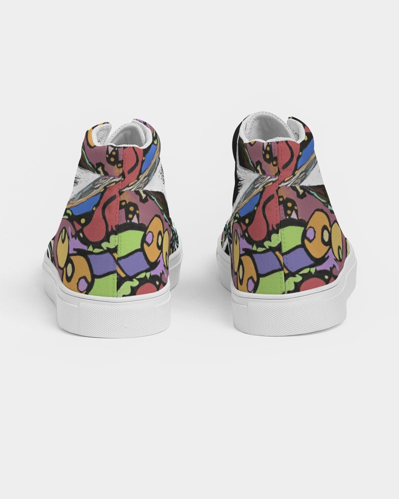 LJD Flying High Women's Hightop Canvas Shoes