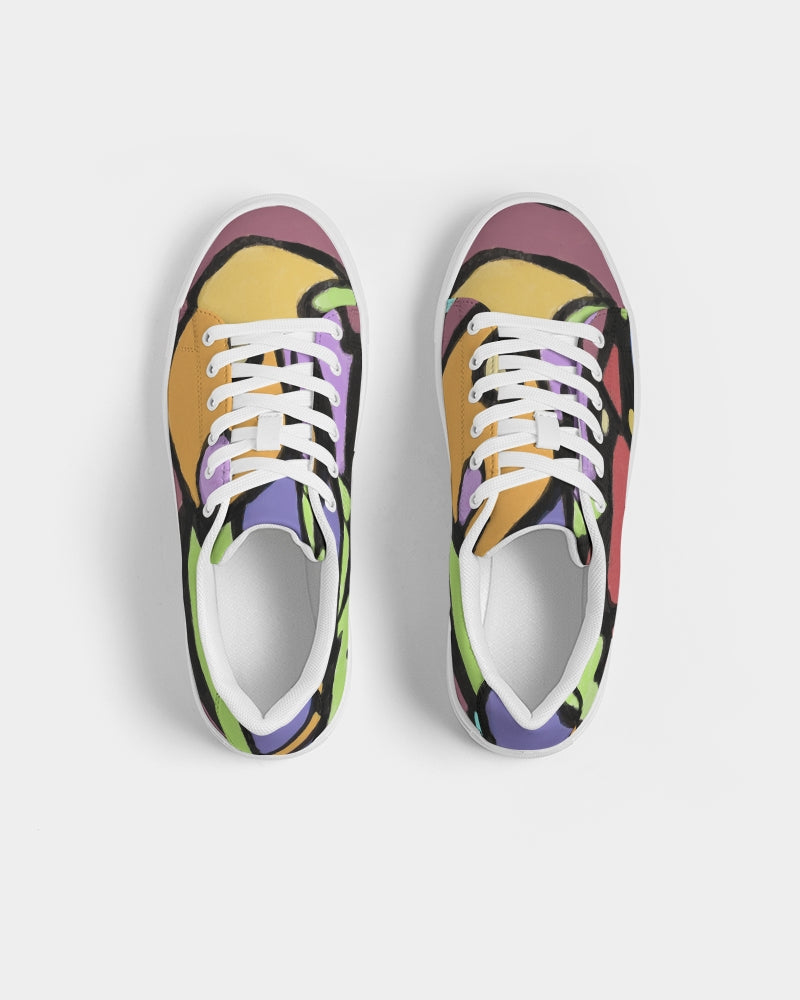 Butterfly Vista Women's Faux-Leather Sneaker