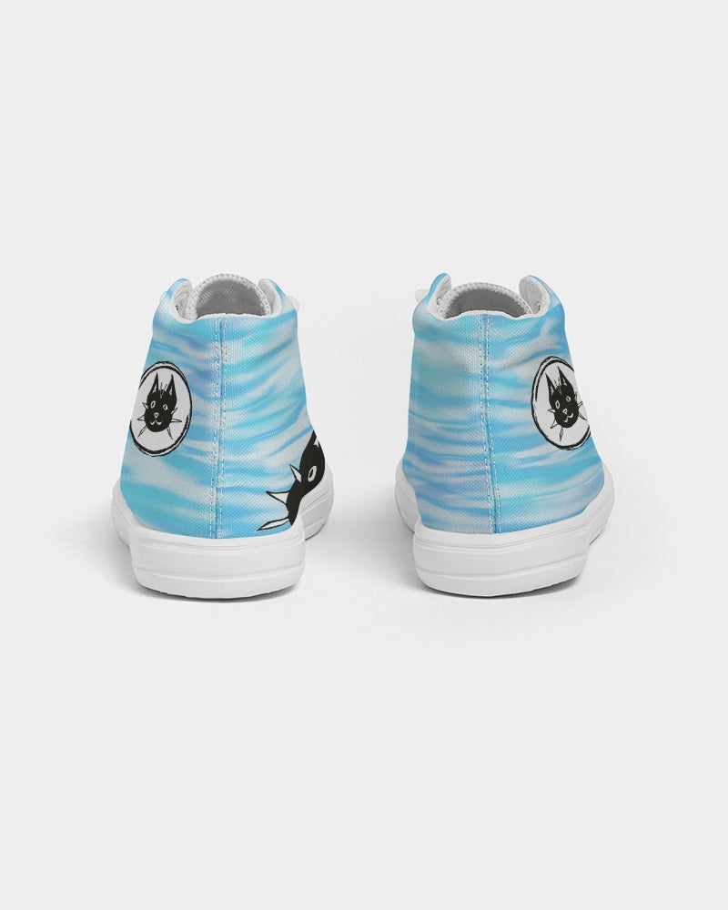 cats, Laguna Beach, high top sneakers, kids high top sneakers, kicks, custom kicks, art, original design, autism, autism business, neurodiversity, sustainably sourced, art apparel, sneakers  Edit alt text
