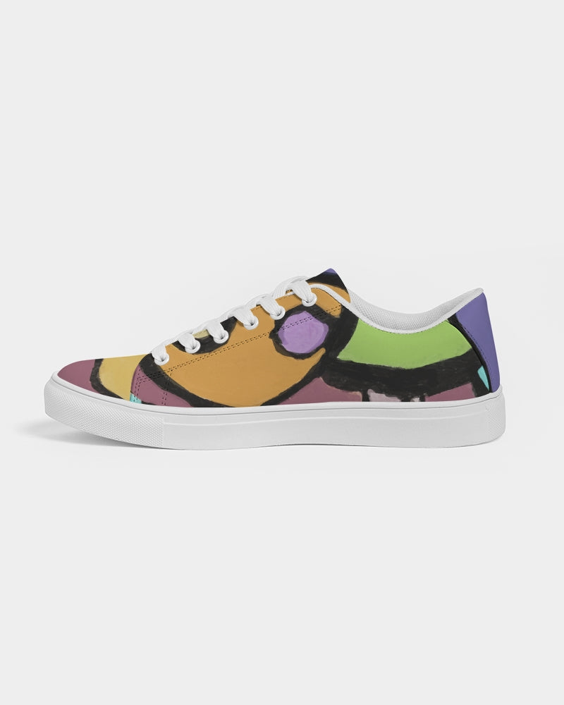 Butterfly Vista Women's Faux-Leather Sneaker