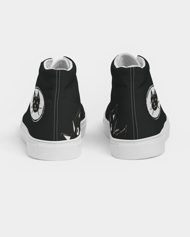 Sneakers, Autism, Art, Cats., Laguna Beach,. Black Converse-style, Custom design shoes, kicks, skate shoes, neurodiversity, art shoes  Edit alt text