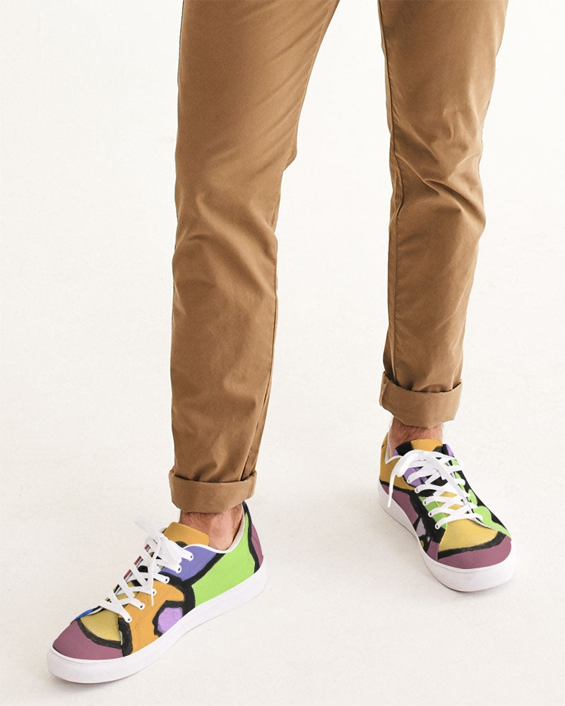 Butterfly Vista Men's Faux-Leather Sneaker