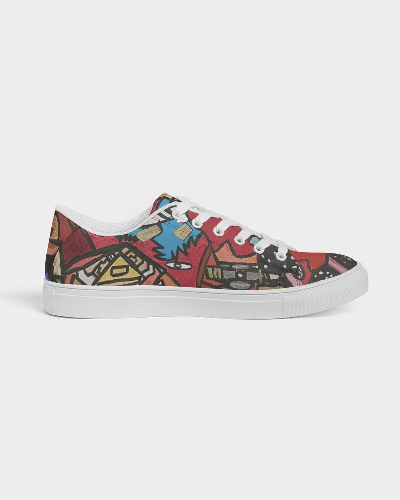 Luke Johnson Designs Women's Faux-Leather Sneaker