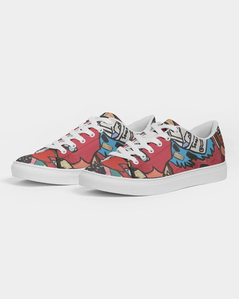 Luke Johnson Designs Women's Faux-Leather Sneaker
