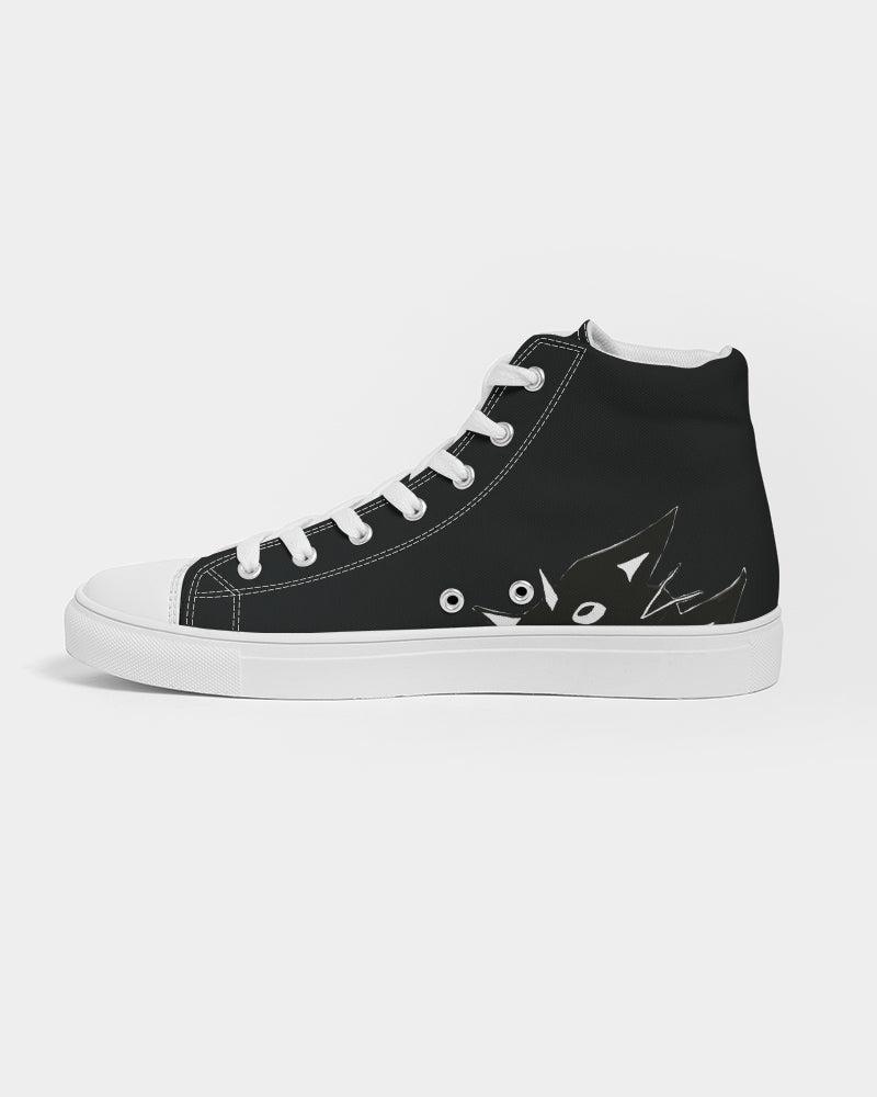 Sneakers, Autism, Art, Cats., Laguna Beach,. Black Converse-style, Custom design shoes, kicks, skate shoes, neurodiversity, art shoes Edit alt text