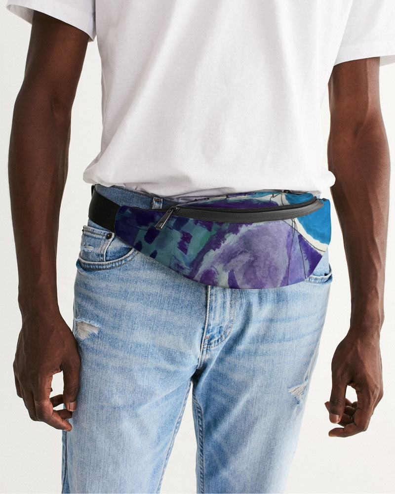 Fluid Blues Crossbody Sling Bag