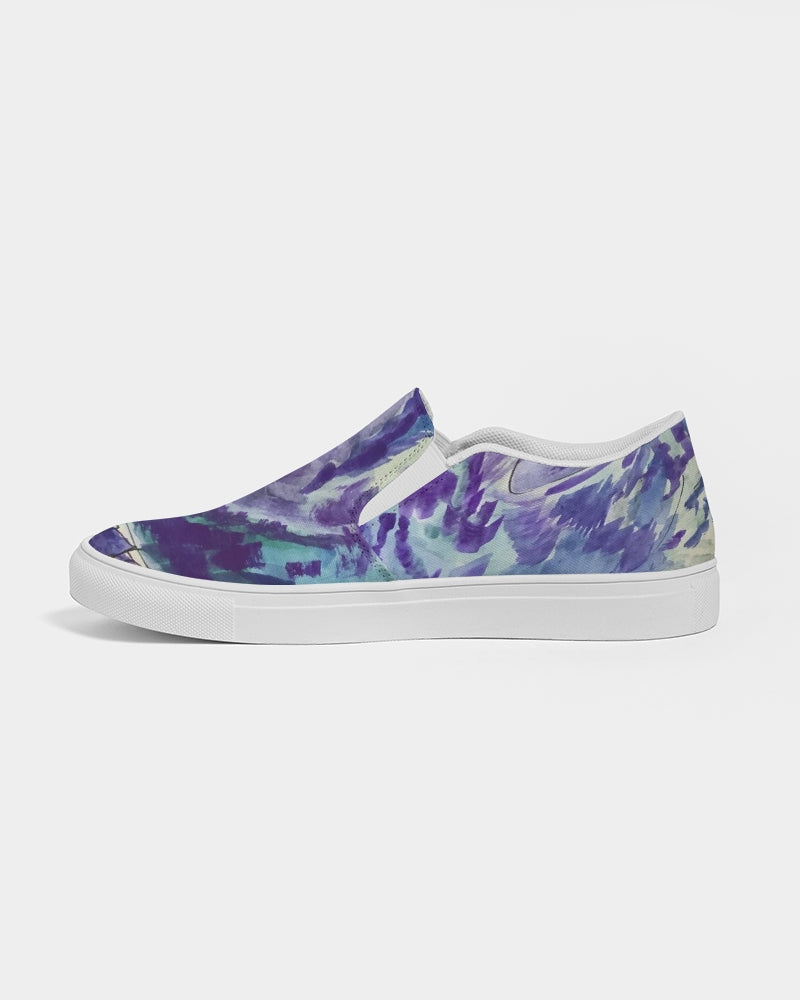 Fluid Blues Women's Slip-On Canvas Shoe