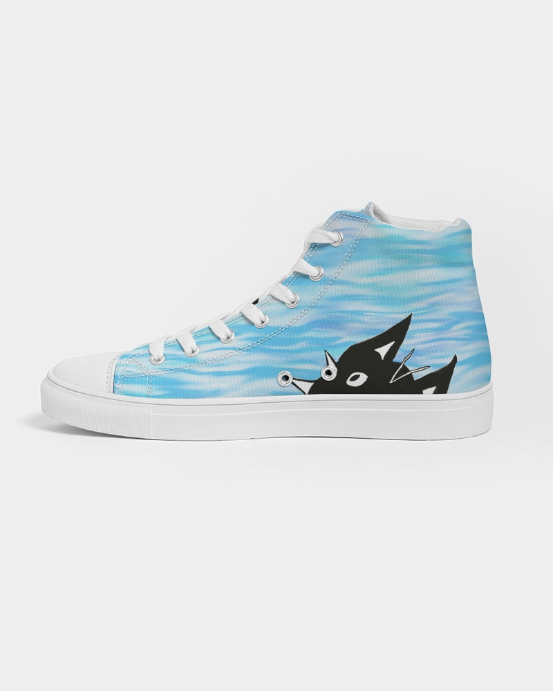 cats, sneakers, autism, art, Laguna Beach, custom kicks, high top shoes, neurodiverse