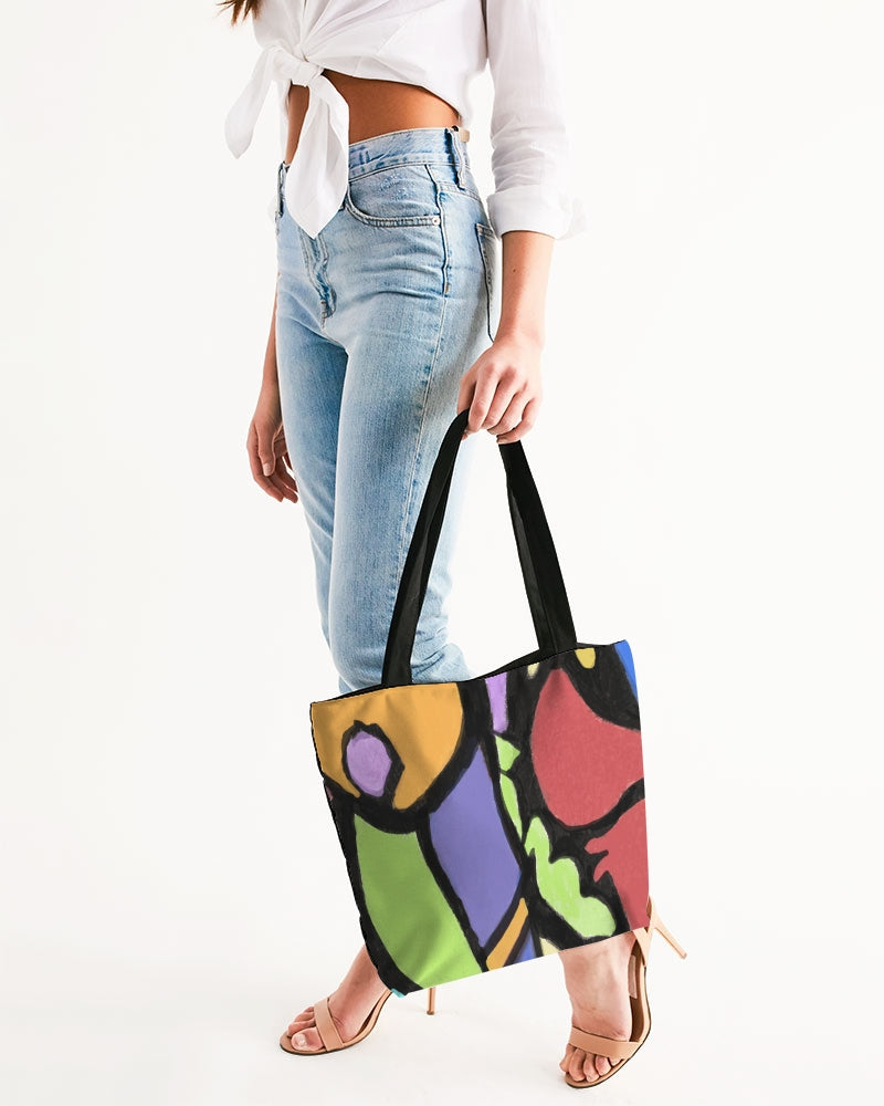 Butterfly Vista Canvas Zip Tote