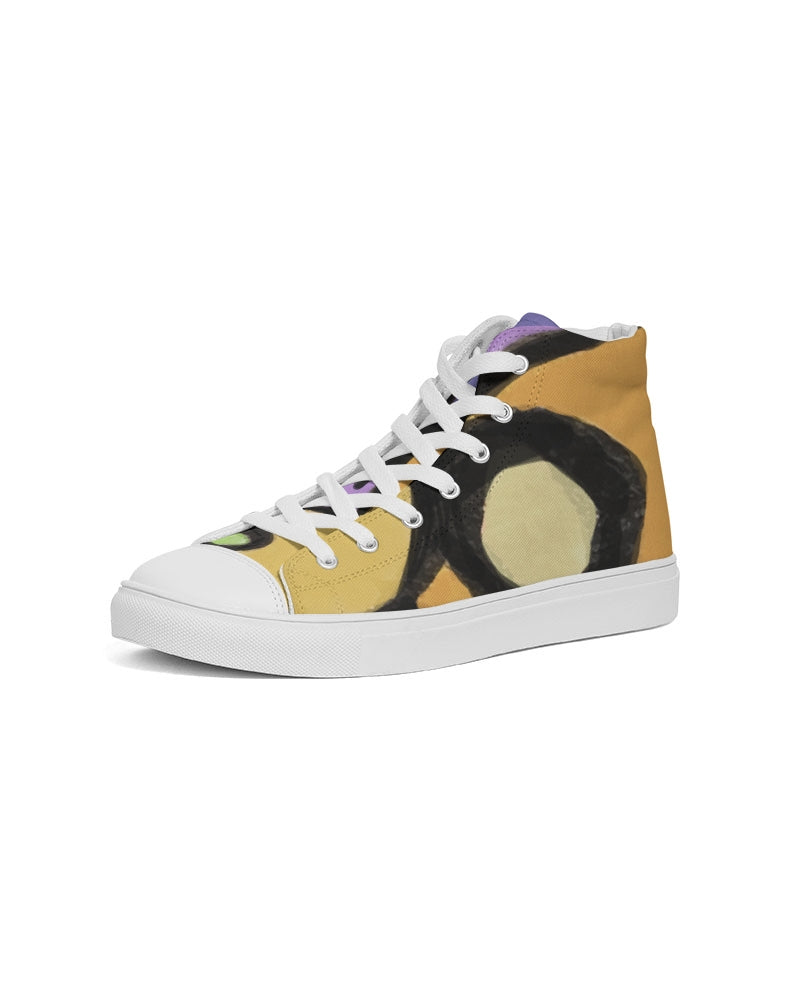 Butterfly Vista Men's Hightop Canvas Shoe