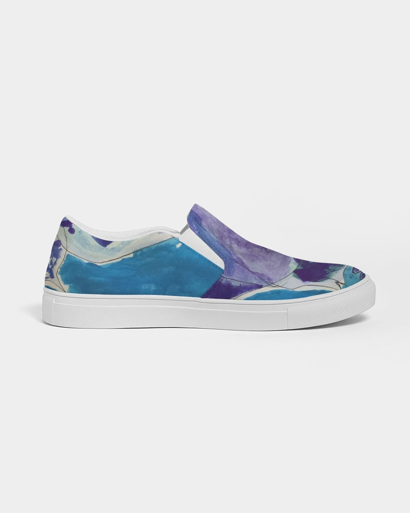 Fluid Blues Women's Slip-On Canvas Shoe