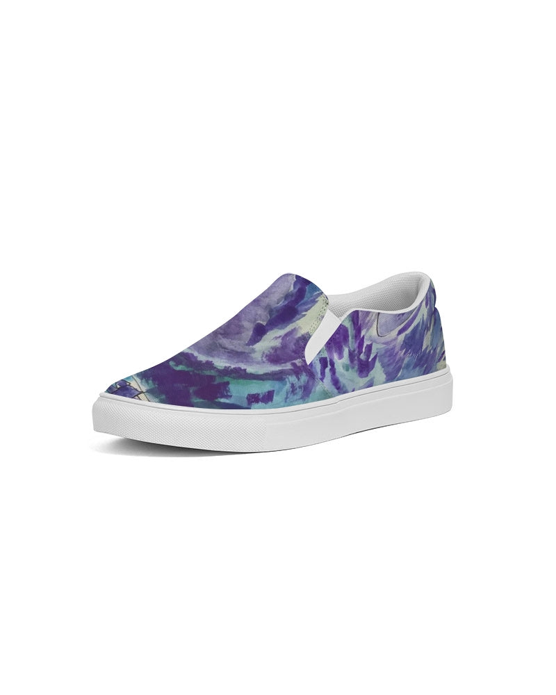 Fluid Blues Women's Slip-On Canvas Shoe